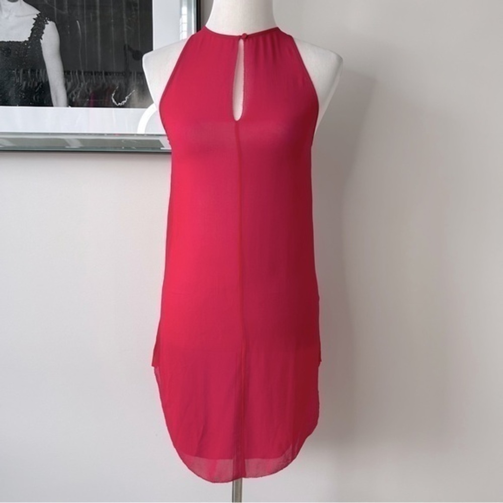 Aritzia Wilfred Silk Sheer Coverup Dress